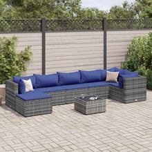 8-Delige Loungeset Met Kussens Poly Rattan 1