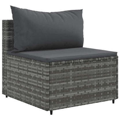 7-Delige Loungeset Met Kussens Poly Rattan 1