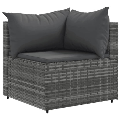 10-Delige Loungeset Met Kussens Poly Rattan 1