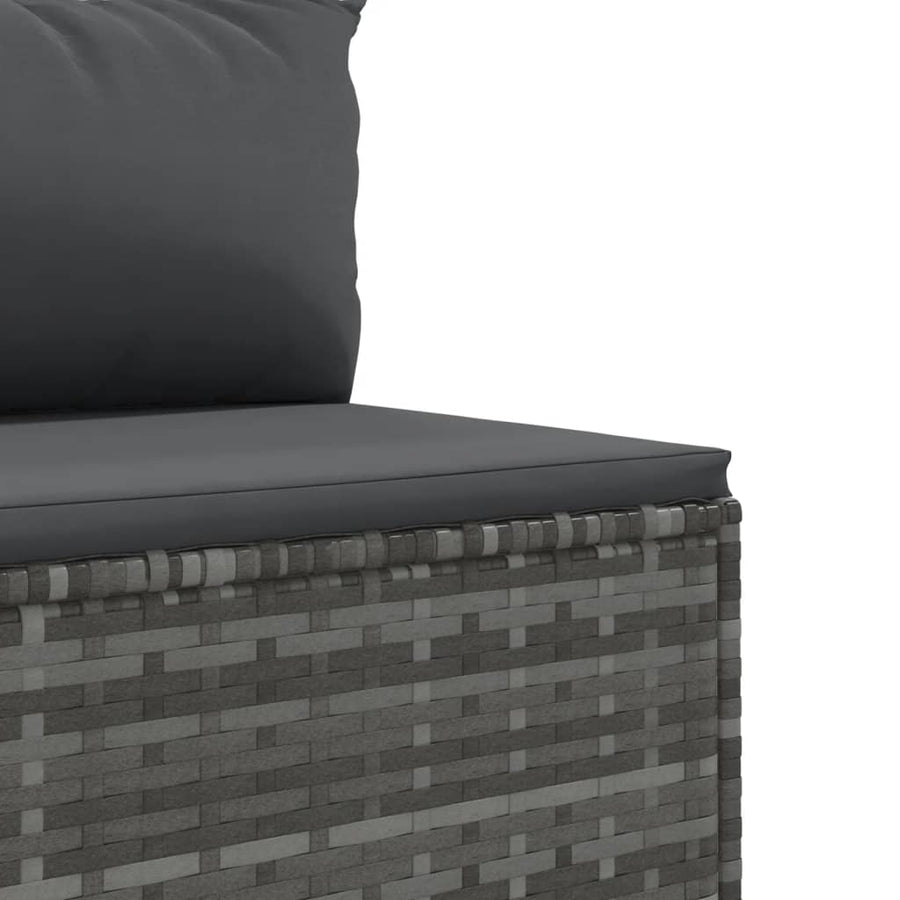 10-Delige Loungeset Met Kussens Poly Rattan 1