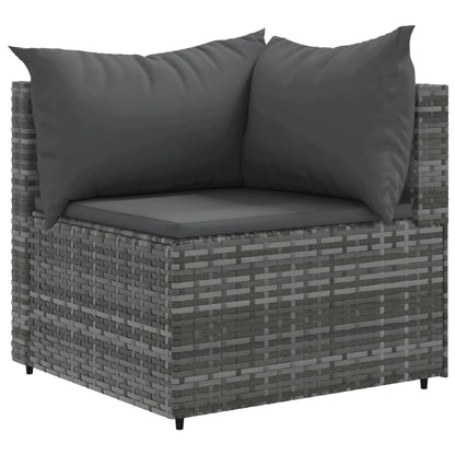 10-Delige Loungeset Met Kussens Poly Rattan 1