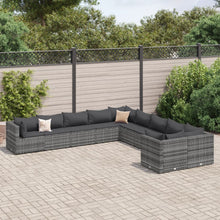 Loungeset Met Kussens Poly Rattan 10