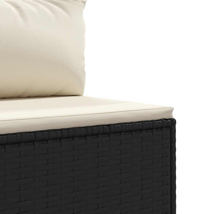 4-Delige Loungeset Met Kussens Poly Rattan 3