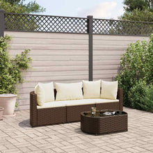 4-Delige Loungeset Met Kussens Poly Rattan 3