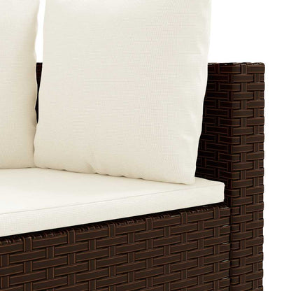 9-Delige Loungeset Met Kussens Poly Rattan 8
