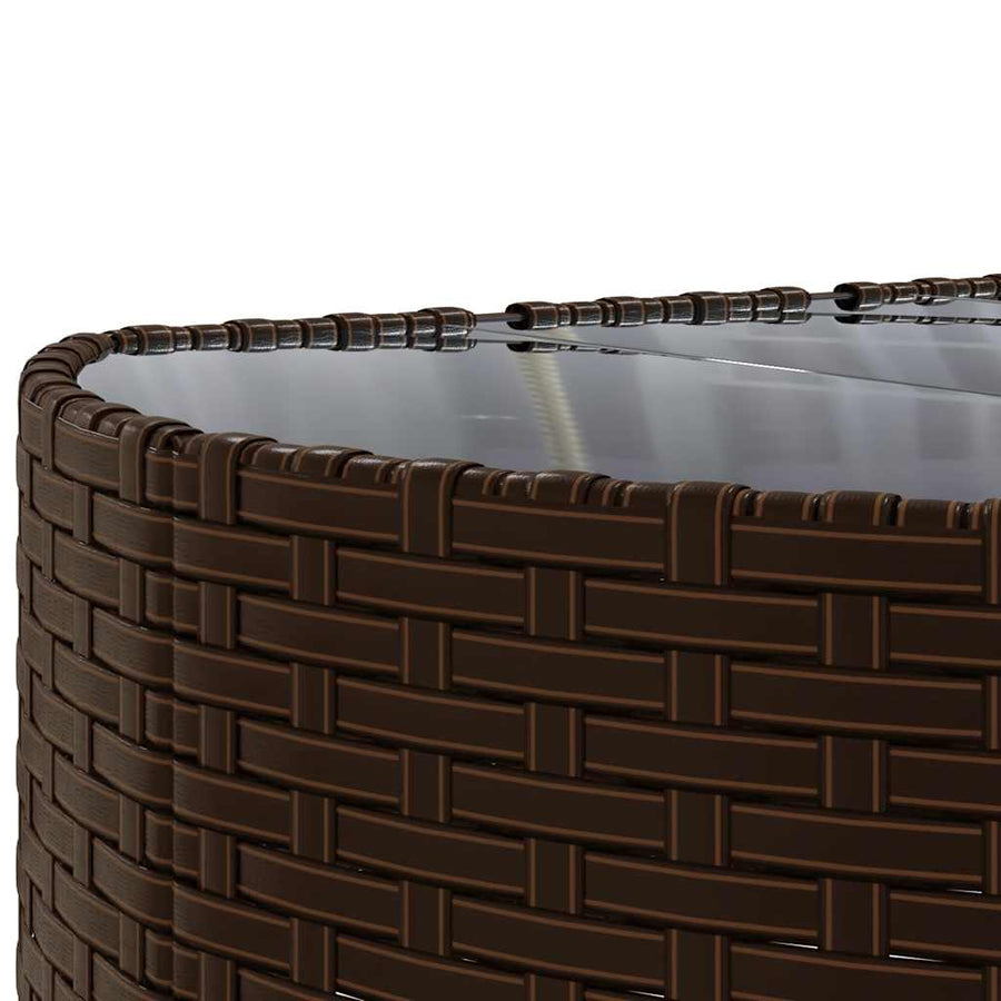 9-Delige Loungeset Met Kussens Poly Rattan 8