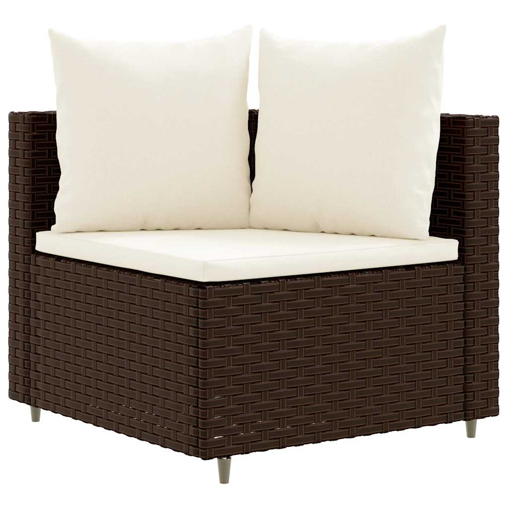 7-Delige Loungeset Met Kussens Poly Rattan 6