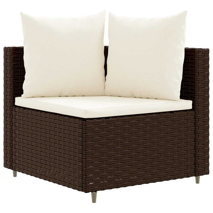 7-Delige Loungeset Met Kussens Poly Rattan 6