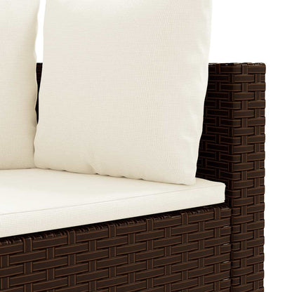 7-Delige Loungeset Met Kussens Poly Rattan 6