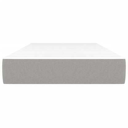 Pocketveringmatras voor kinderen 80x160 cm stof lichtgrijs