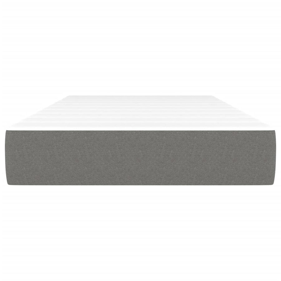 Pocketveringmatras voor kinderen 80x160 cm stof donkergrijs