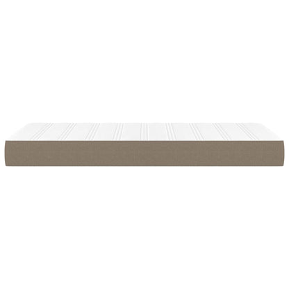 Pocketveringmatras voor kinderen 80x160 cm stof taupe
