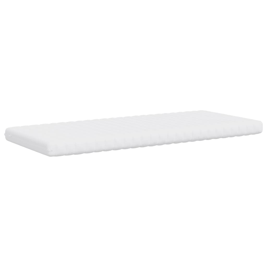 Schuimmatras voor kinderen 7 zone hardheid 20 ILD 80x160 cm wit