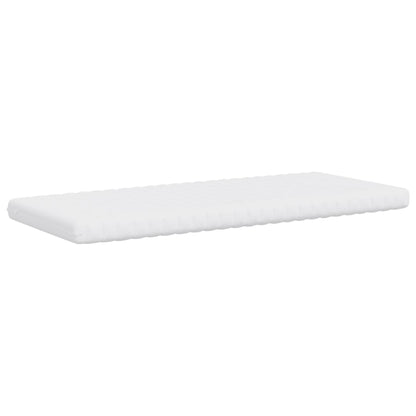 Schuimmatras voor kinderen 7 zone hardheid 20 ILD 80x160 cm wit