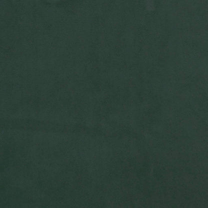 Pocketveringmatras 90X210X20 Cm Fluweel Donkergroen 90 x 210 cm