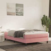 Pocketveringmatras medium 120x210x20 cm fluweel roze