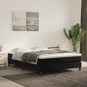 Pocketveringmatras medium 140x210x20 cm fluweel zwart