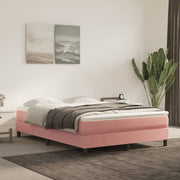 Pocketveringmatras medium 140x210x20 cm fluweel roze