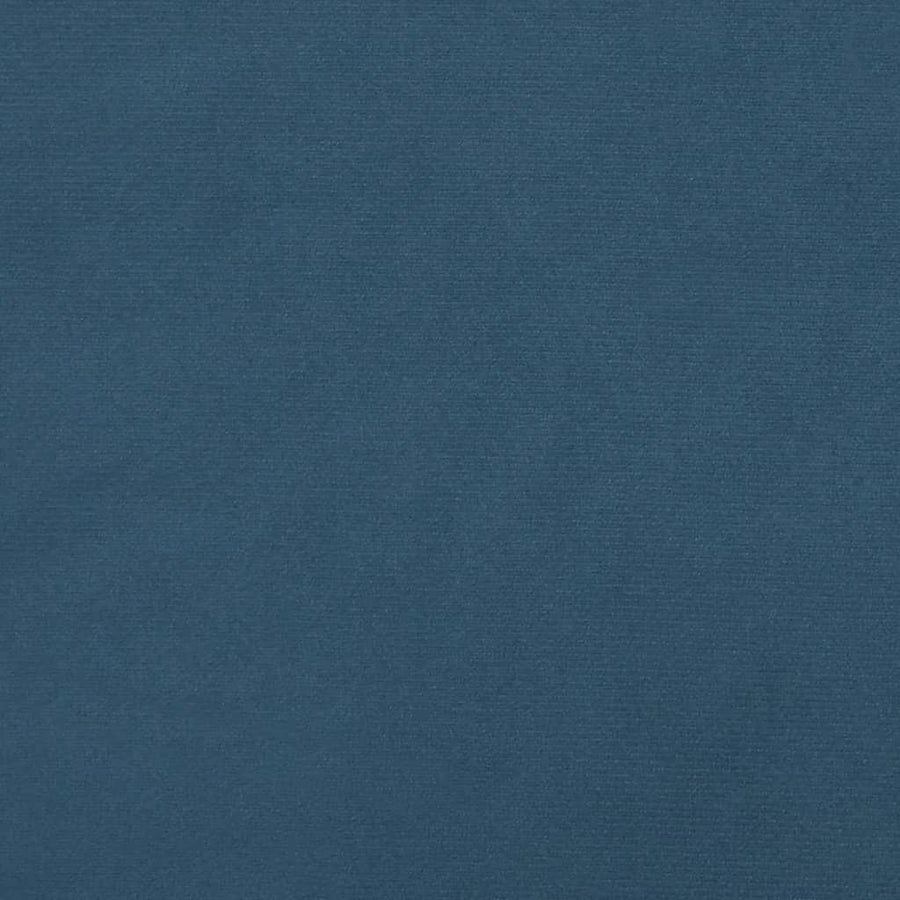 Pocketveringmatras 160x210x20 cm fluweel donkerblauw