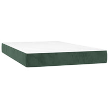 Pocketveringmatras 120x220x20 cm fluweel donkergroen