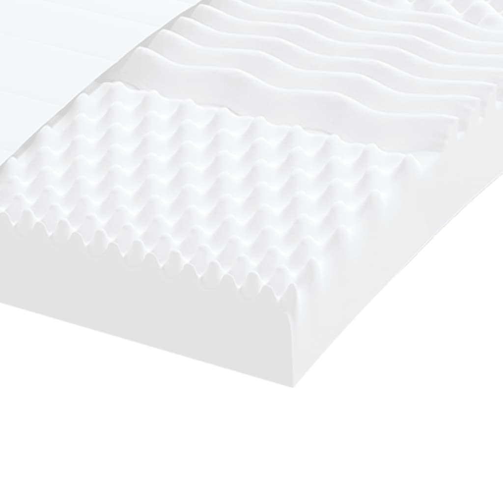Schuimmatras 7 zones hardheid 20 ILD 100x220 cm wit
