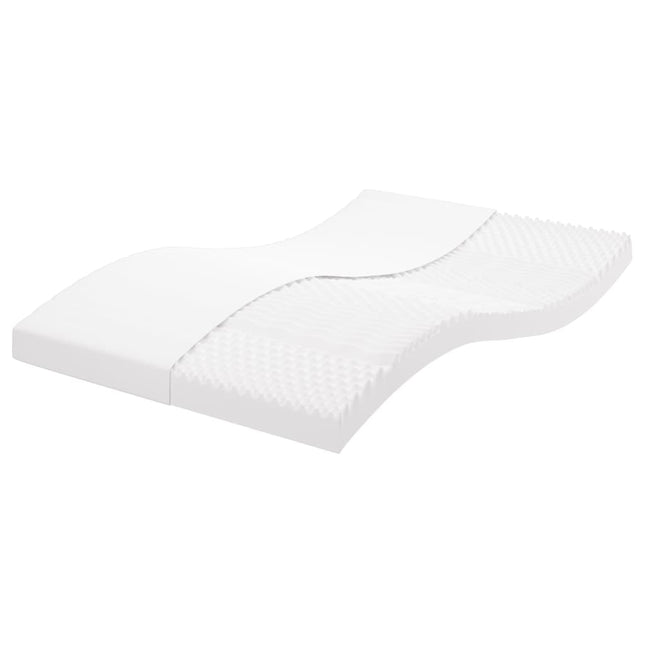 Schuimmatras 7 zones hardheid 20 ILD 120x220 cm wit