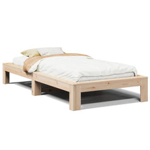 Bedframe zonder matras massief grenenhout 90x200 cm