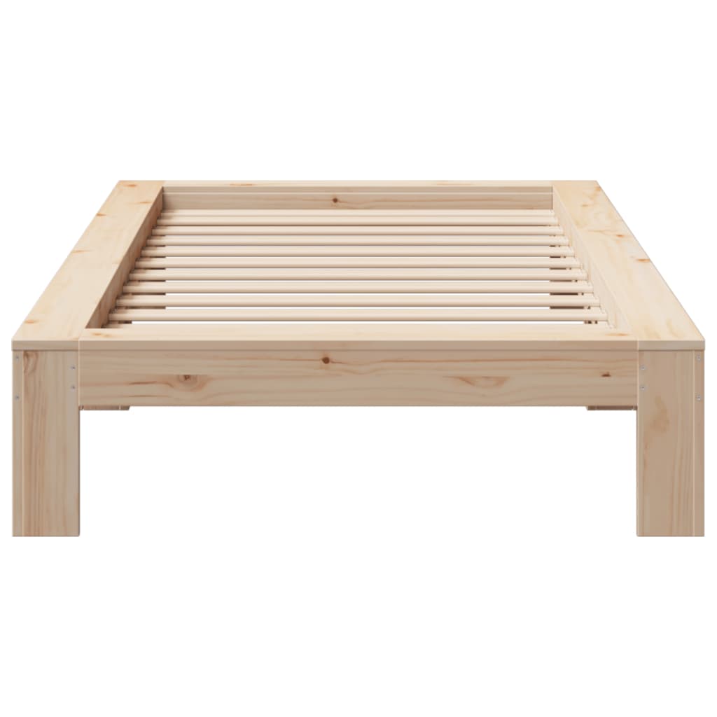 Bedframe zonder matras massief grenenhout 90x190 cm