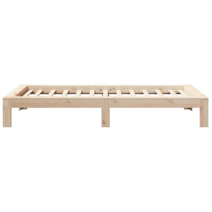 Bedframe zonder matras massief grenenhout 90x190 cm