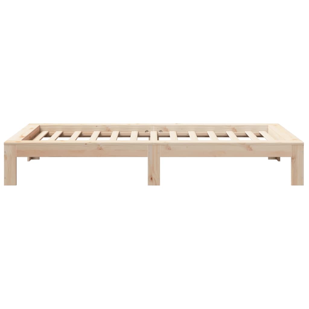 Bedframe zonder matras massief grenenhout 75x190 cm