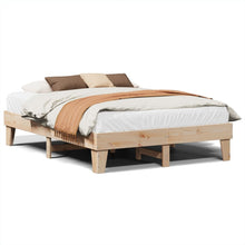 Bedframe zonder matras massief grenenhout 140x200 cm