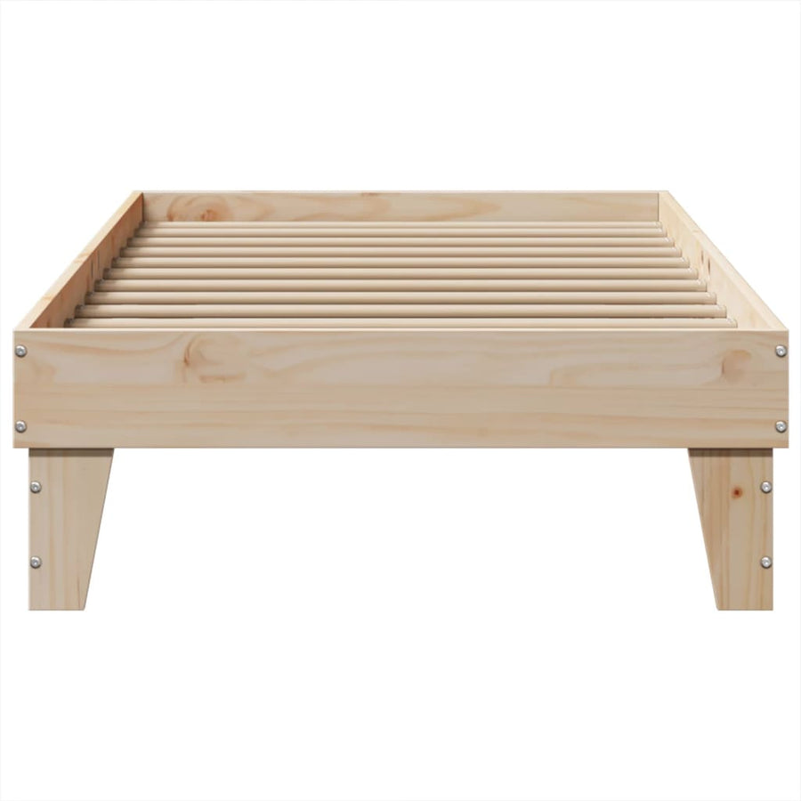 Bedframe zonder matras massief grenenhout 100x200 cm