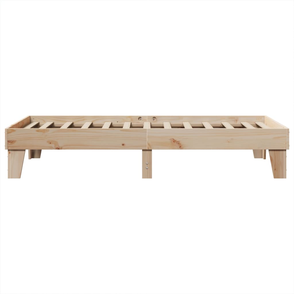 Bedframe zonder matras massief grenenhout 100x200 cm