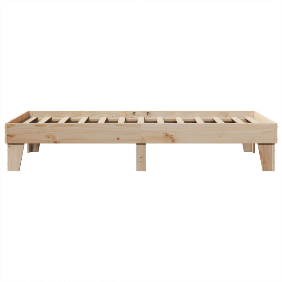 Bedframe zonder matras massief grenenhout 100x200 cm