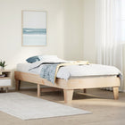 Solid Pine Wood Bed Frame without Mattress 90x190 cm