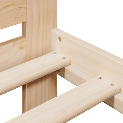 Bedframe zonder matras massief grenenhout 200x200 cm