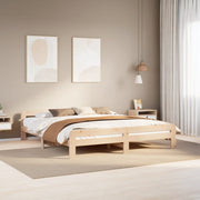 Bedframe massief grenenhout 200x200 cm