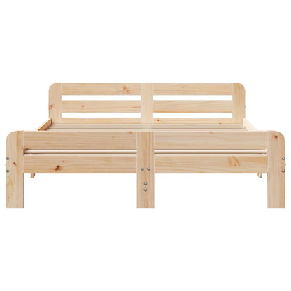 Bedframe zonder matras massief grenenhout 150x200 cm