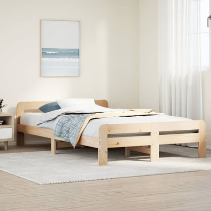 Bedframe zonder matras massief grenenhout 120x200 cm