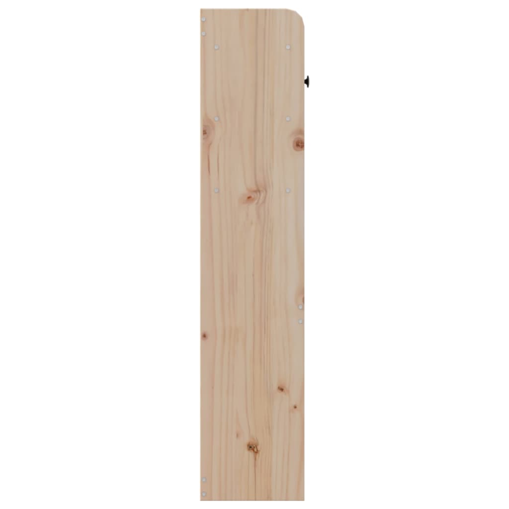 Hoofdbord met opbergruimte 180 cm massief grenenhout