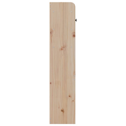 Hoofdbord met opbergruimte 180 cm massief grenenhout
