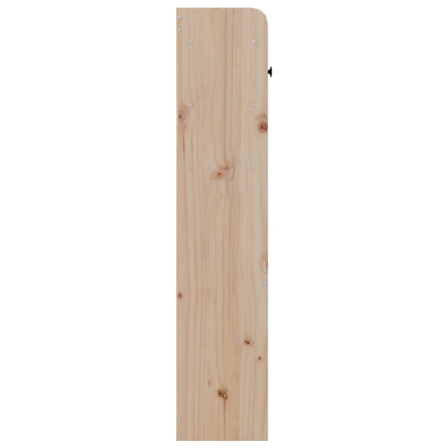 Hoofdbord met opbergruimte 180 cm massief grenenhout