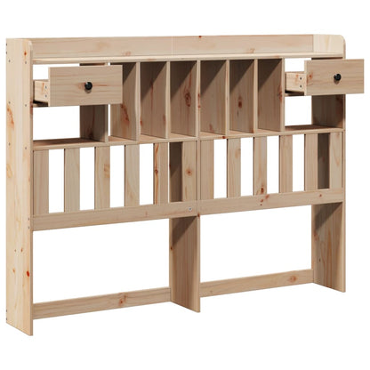 Hoofdbord met opbergruimte 140 cm massief grenenhout