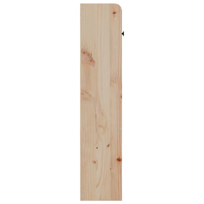 Hoofdbord met opbergruimte 135 cm massief grenenhout