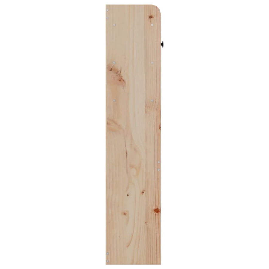 Hoofdbord met opbergruimte 90 cm massief grenenhout