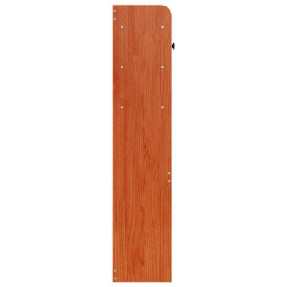 Hoofdbord met opbergruimte 75 cm massief grenenhout wasbruin