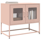 TV cabinet 68x39x60.5 cm cold-rolled steel pink