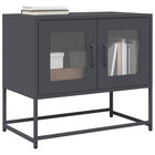 Tv-meubel 68x39x60,5 cm staal antraciet