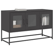 TV stand 100.5x39x60.5 cm cold rolled steel black