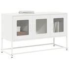 TV cabinet 100.5x39x60.5 cm cold-rolled steel white